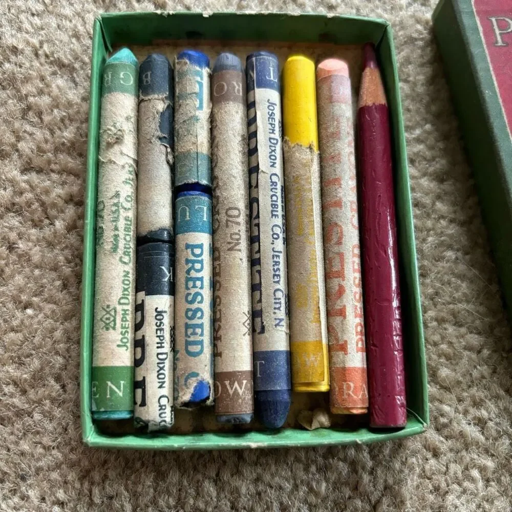 Prestite Crayons No. 5-78 Joseph Dixon Crucible Company New Jersey